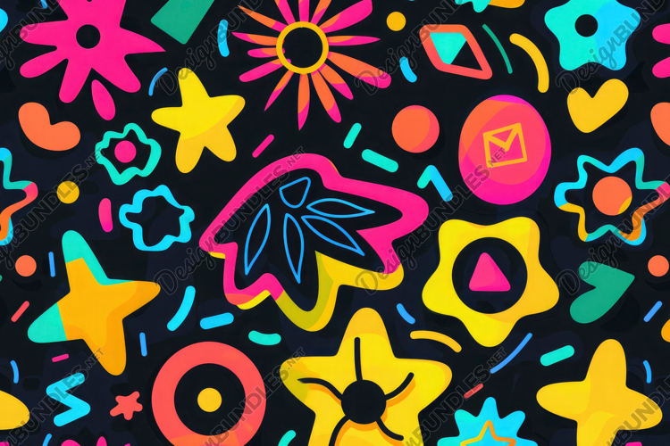 Funny Shapes Background Wallpaper
