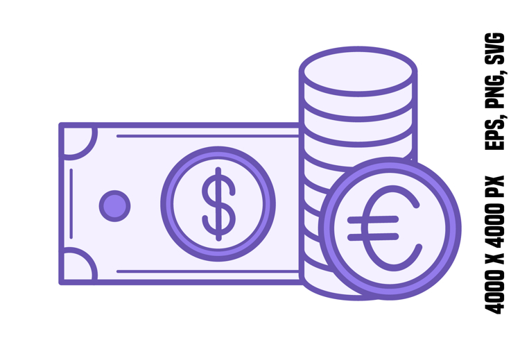 Colored Money Icon