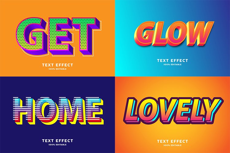 Text effect Modern Bundle vol 7 example image 1