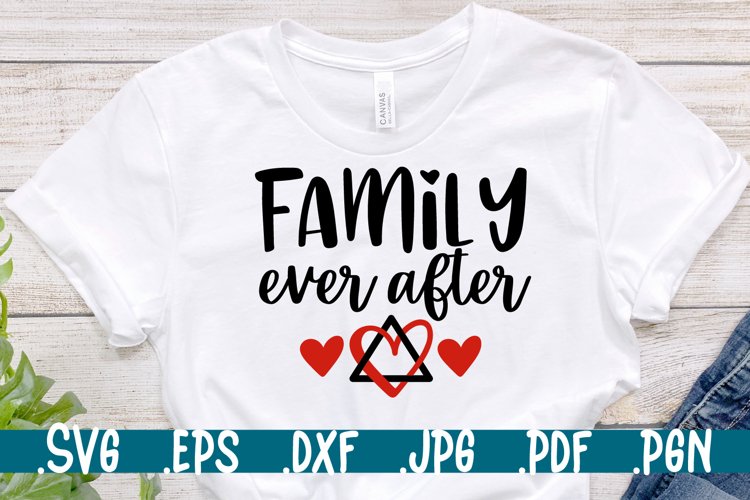Family ever after SVG, Adoption SVG example image 1