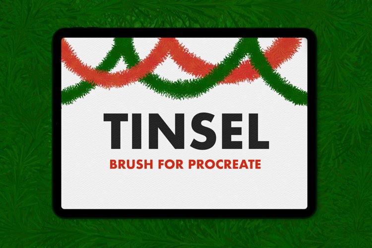 Tinsel brush for Procreate 5
