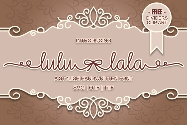 Lulu-Lala Handwritten Font example image 1