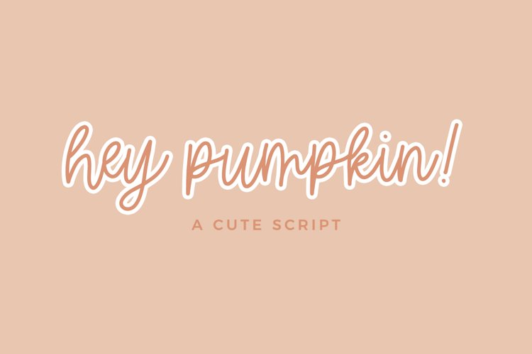 Hey Pumpkin Script Font - Free Font Of The Week Font