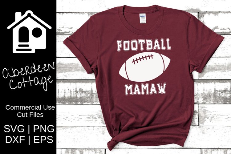 Football Mamaw SVG example image 1