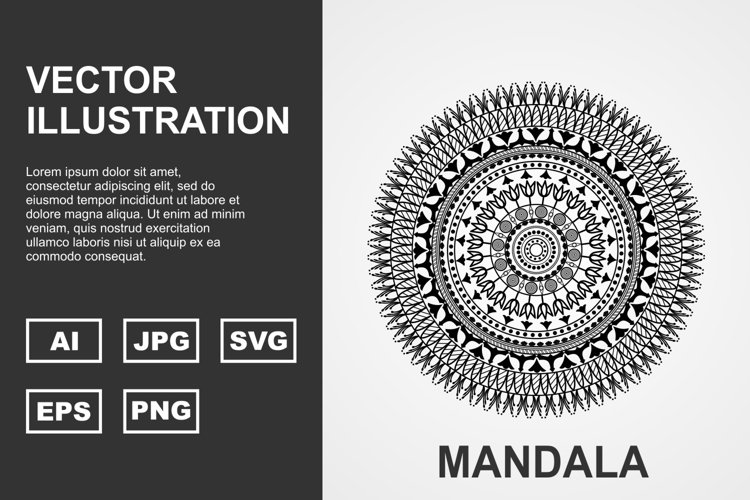 Vector Mandala Illustration Design example image 1
