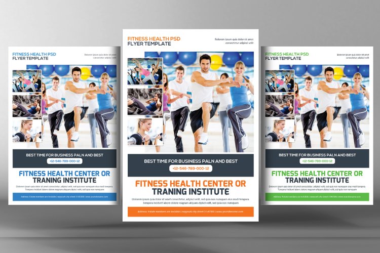Fitness Training Center Flyer example image 1