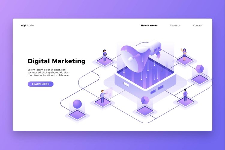 Digital Marketing - Banner & Landing Page example image 1