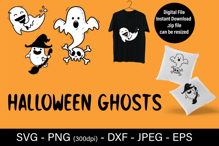 Sublimation designs for t shirts - fall SVG halloween example image 1