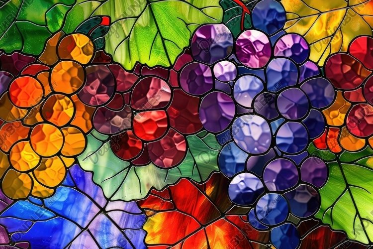 Stained Glass Texture Image 4