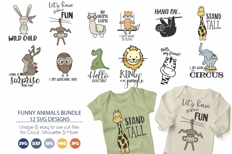 Funny Animals SVG Bundle