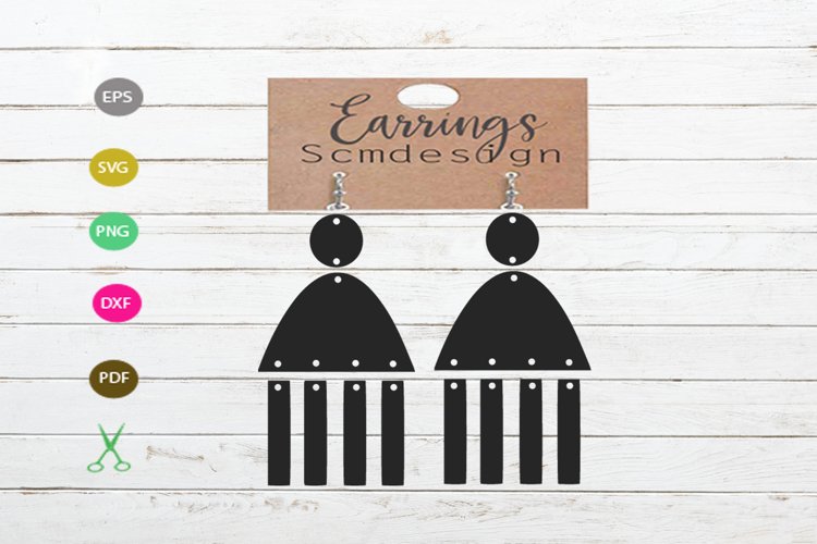 Earrings Svg Image 6