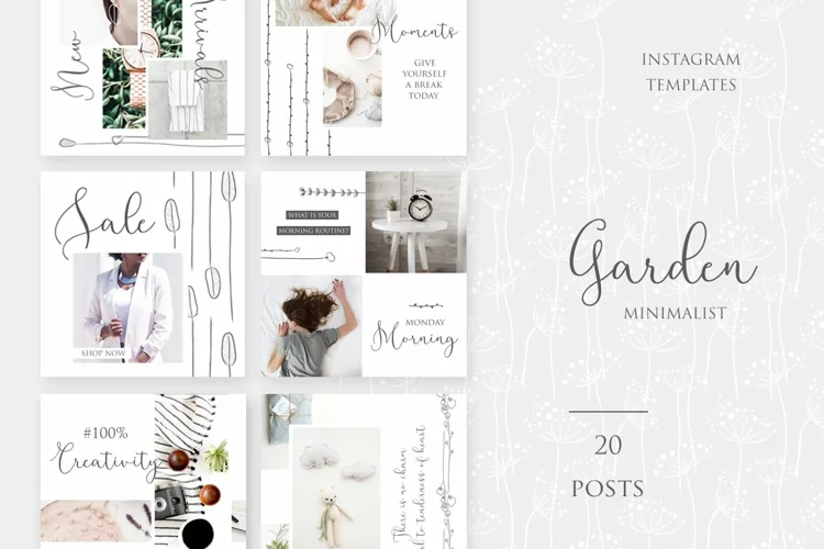 Minimalist Garden - Instagram Posts