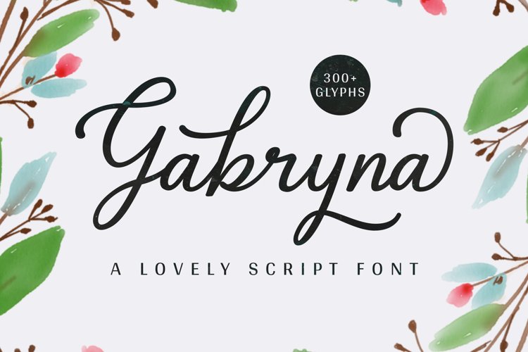 Gabryna Font example image 1