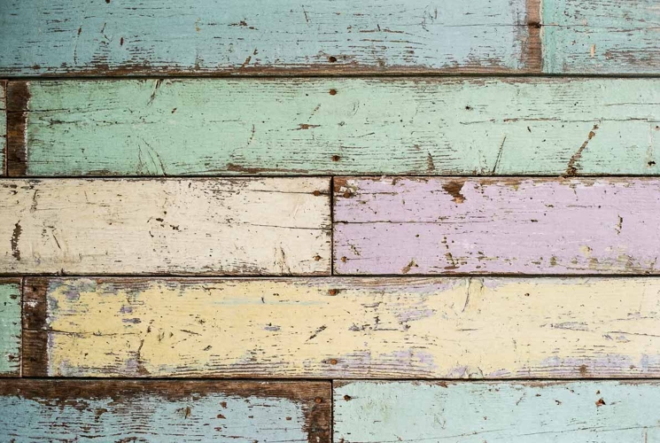 vintage wooden planks, multi colored wood