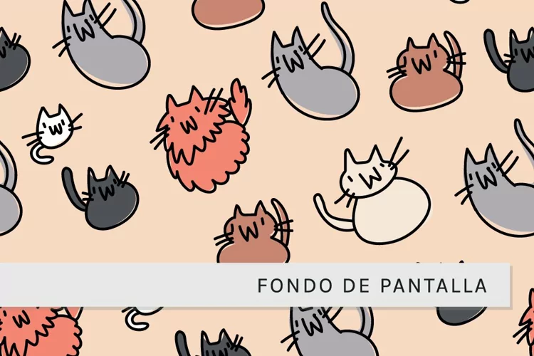 Patron de Gatos Divertidos