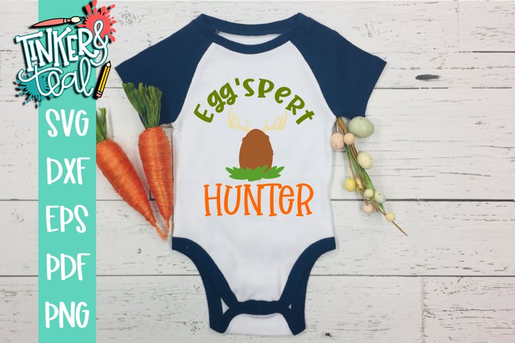 Eggspert Hunter Deer Easter SVG example image 1