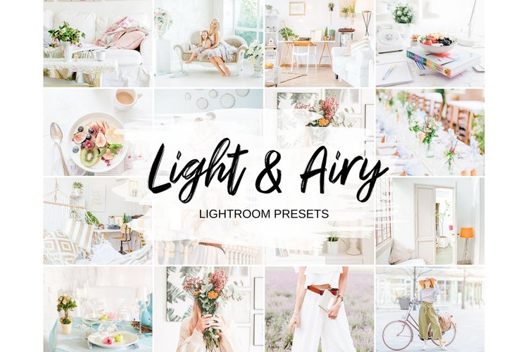 Light & Airy Lightroom Presets Mobile & Desktop example image 1