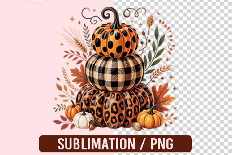 Leopard Print Polka Dot Checkered Autumn Png
