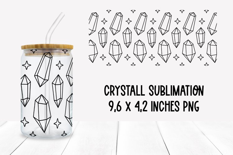Crystall Libbey Glass Sublimation Summer PNG Design