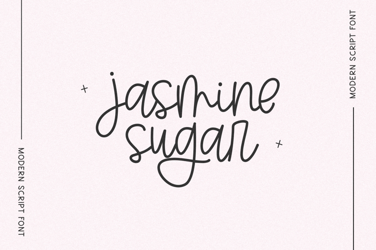 Jasmine Sugar - Modern Script Font