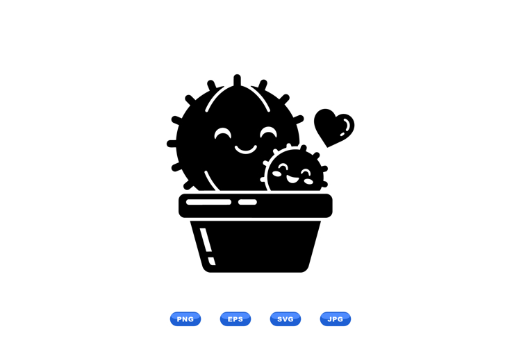 Cute Cactus Clipart Image 3