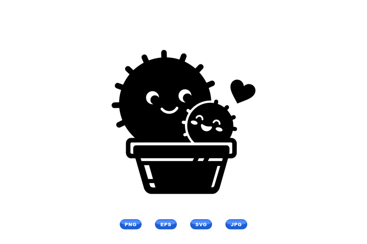 Cute Cactus Clipart Image 2