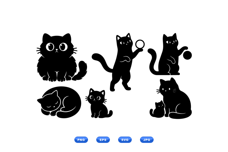 Cute Cat Illustration Image 2