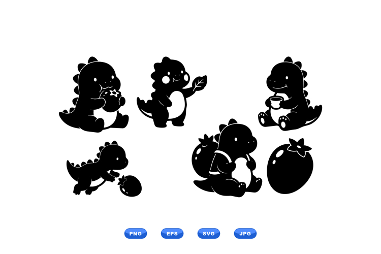 Baby Dinosaur SVGs Image 4