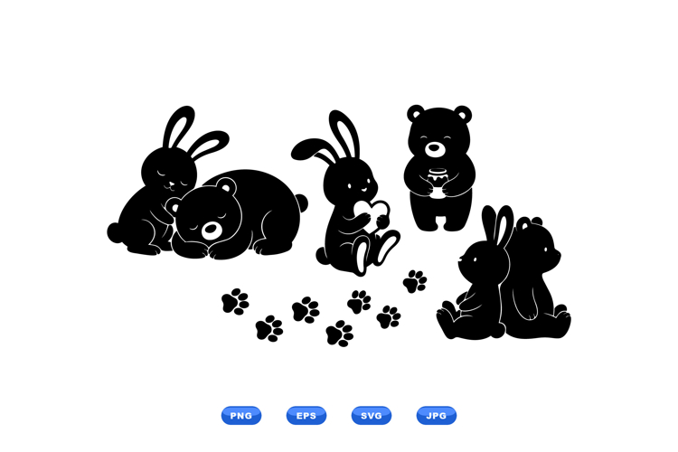 Bunny Silhouettes Image 10