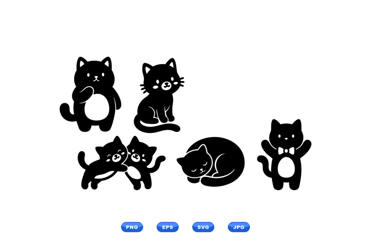 Cute Cat Illustration