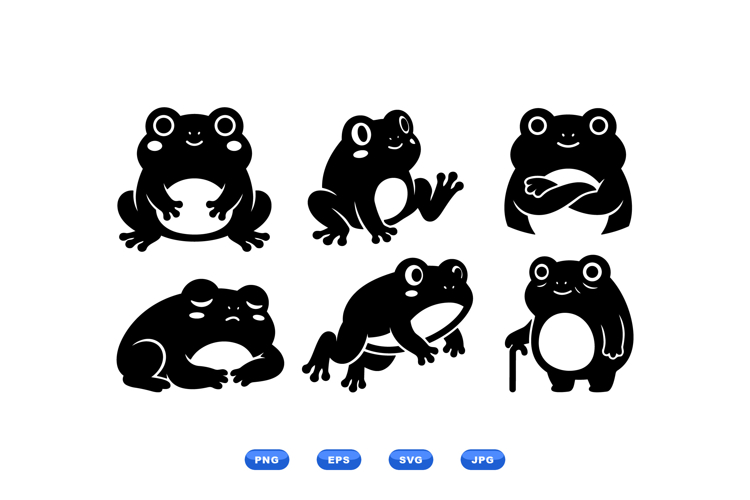 Cute Frog Clipart Image 3