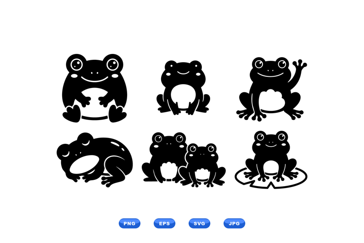 Cute Frog Svg Image 21