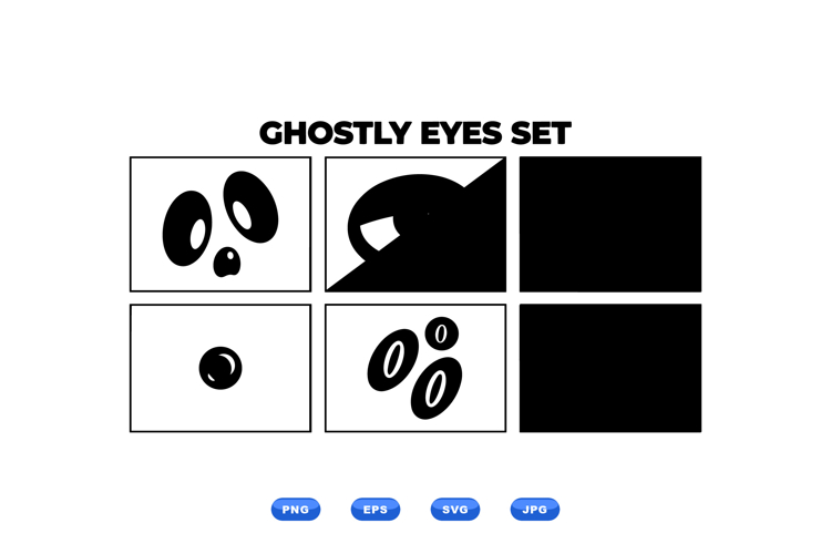 Ghost Faces Clipart Image 10