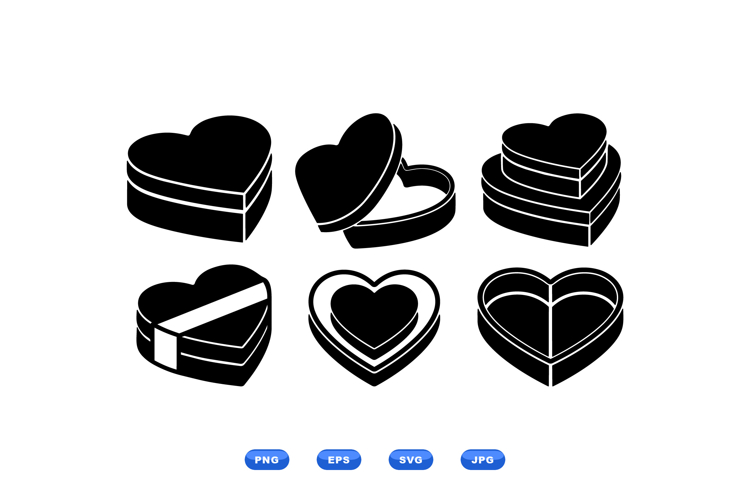 Heart Box Svg Image 3
