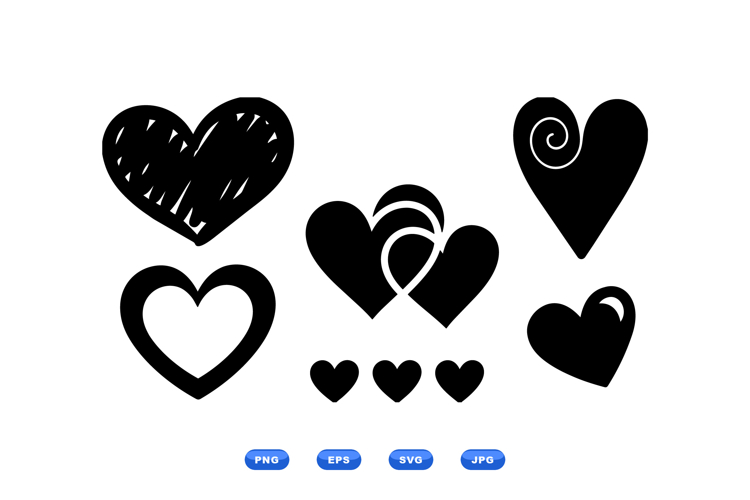 Hand Drawn Hearts Svg Image 20