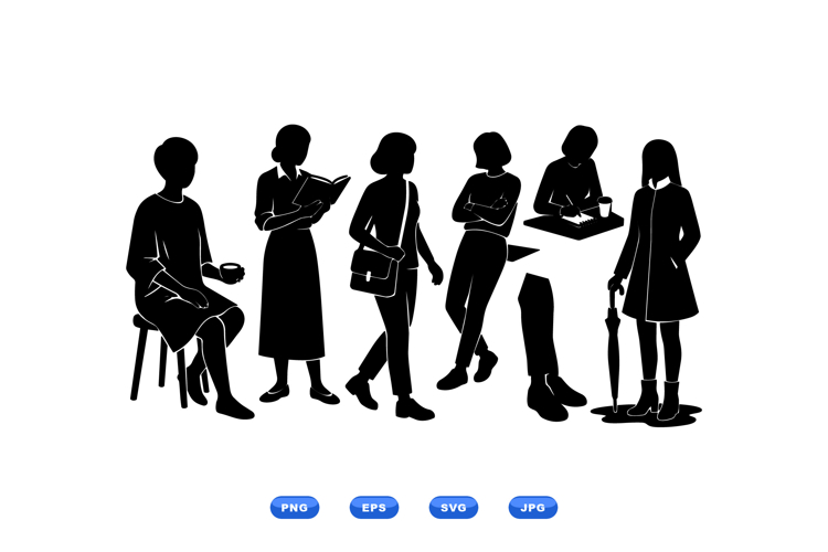 Woman Silhouette Image 9