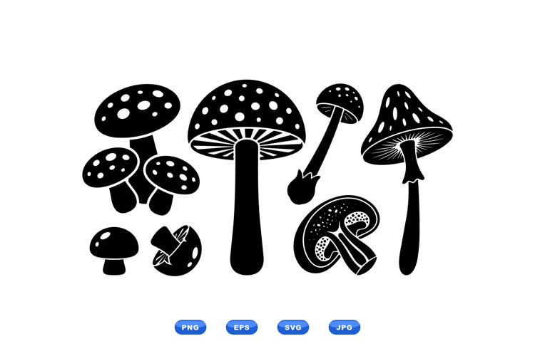 Mushroom Graphic Image 9