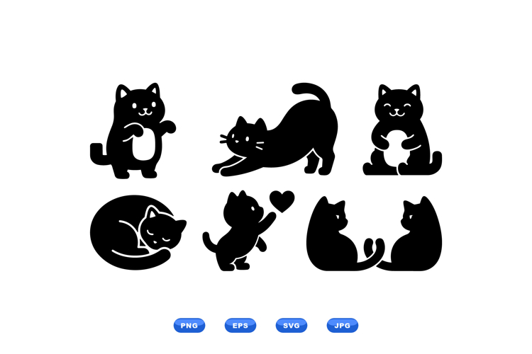 Kawaii Cat Svg Image 21