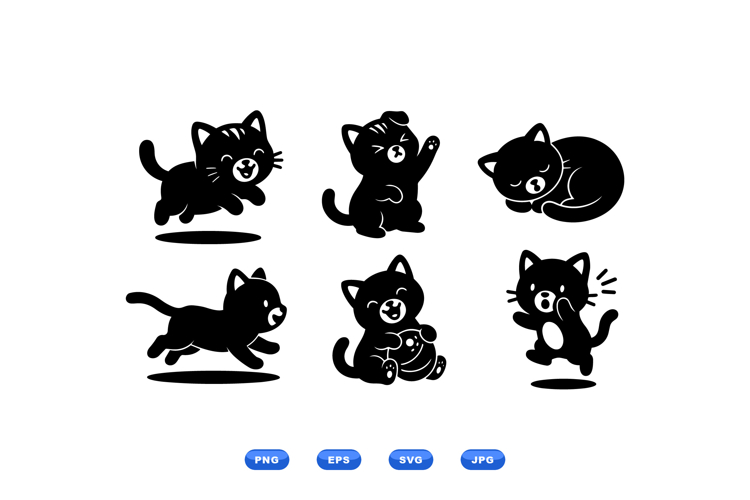 Kawaii Cat Svg Image 20