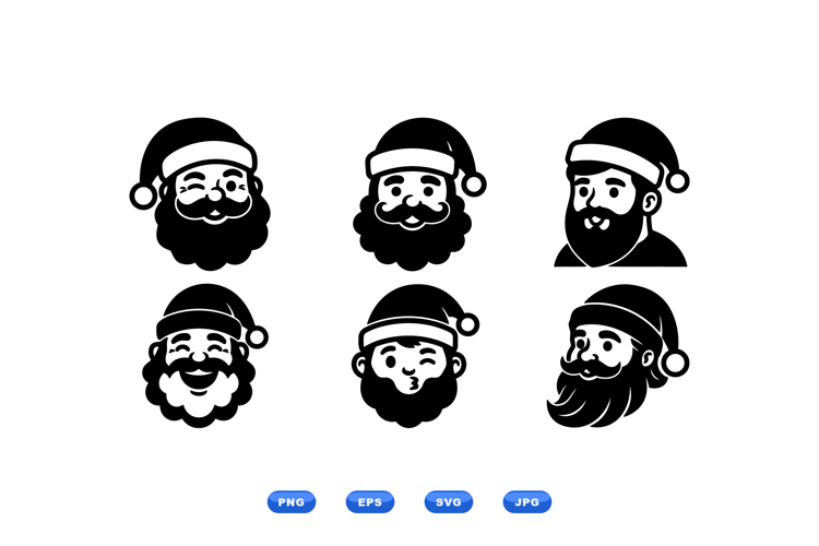 Santa Face SVGs Image 5