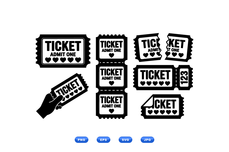 Raffle Ticket Clipart Image 2