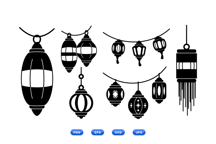 Hand Drawn Lantern Vector For Party Decor