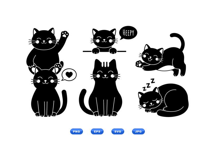 Cute Cat Illustration Image 12