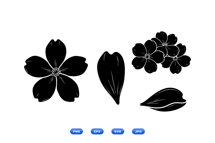 Hand Drawn Floral SVG For Invitations