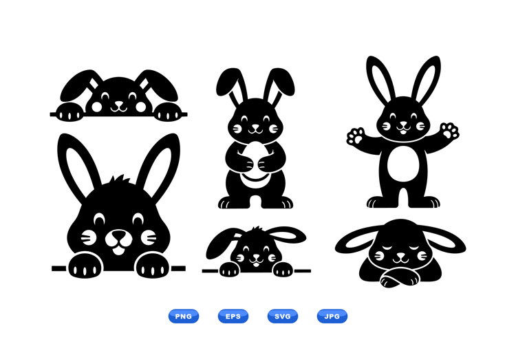 Rabbit Silhouette Image 4