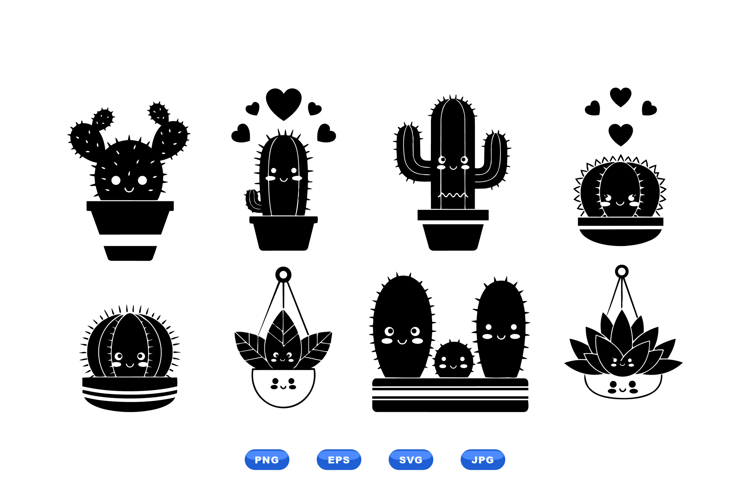 Cute Cactus Svg Image 4