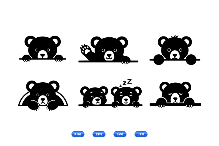 Baby Bear SVGs Image 11