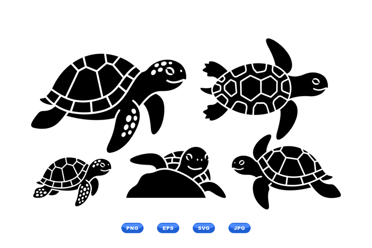 Cute Turtle Clipart Image 21