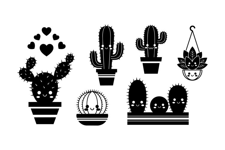 Cute Cactus Svg Image 3
