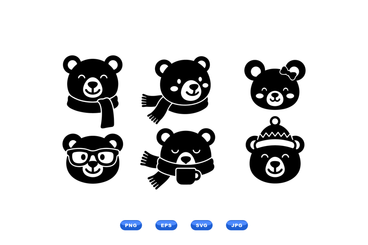 Cute Bear Svg Image 3